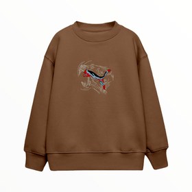 Resim Puma - Çocuk Sweatshirt - Kahve / 3-4 