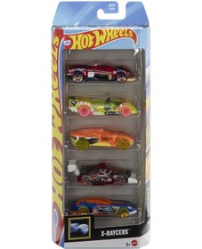 Resim Hw 5 Lı Araba Setı X-raycers Jbj74 Çok Renkli 