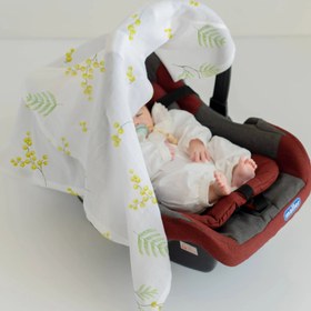 Resim Mimoza Pamuk Müslin Puset Örtüsü 