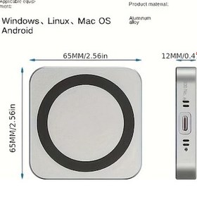 Resim Willowhaven 2tb Manyetik Hızlı Soğutmalı Usb C Harici Hard Disk Kutusu Nvme Ssd 