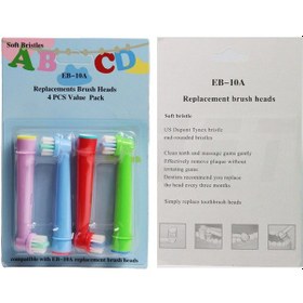 Resim Kyver EB-10A Oral-B Uyumlu Çocuk Diş Fırçası Yedek Başlığı 4'lü 