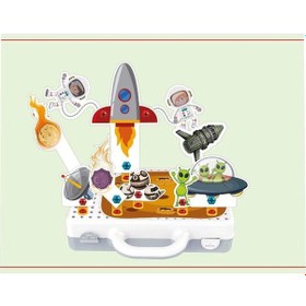 Resim Eğitici Matkap Seti Uzay 3d Stem Creative Yaratıcı Set 