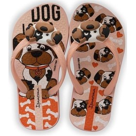 Resim İpanema Dogmania Çocuk Parmak Arası Terlik Pembe 25/34 M0281-RB Pembe 