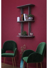 Resim Dekoratif Duvar Rafı Çok Amaçlı 2 Katlı Raf Rafy 