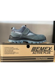 Resim Emex Süet Gri Yazlık Model İş Güvenliği Ayakkabısı 