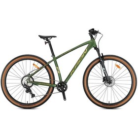 Resim Kron Xc 100 Pro 29 Jant Dağ Bisikleti Shimano Essa 1x8 Hidrolik Disk Fren Mtb 43cm Haki 