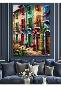 Resim Ahşap Tablo Altın Varaklı Kabartma Güller Panosu 