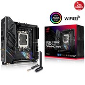 Resim ASUS ROG STRIX B760-I GAMING WIFI 7600MHz(OC) DDR5 Soket 1700 Mini-ITX Anakart 