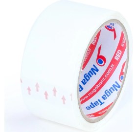 Resim Nuga 45 mm x 40 mt Beyaz Koli Bandı 6 Adet 