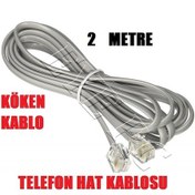 Resim 2 Metre Iki Mt Telefon Hat Modem Kablosu Köken 2Li 