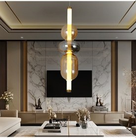 Resim Olca 12 Watt Tekli Gold Modern Tekli Sarkıt Avize Altın 