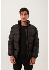 Resim Polo State Erkek Regular Fit Şişme Mont Siyah 