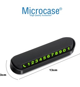 Resim Microcase Suni Deri Oto Ruhsat Kabı Kılıfı Ruhsatlık + Ön Arka Panel Numaratör 2 Adet- AL5038 