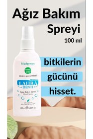 Resim Fitoderman Lauradenti Diş Plak, Aft, Kötü Koku Önleyici, Nefes Tazeleyici Ağız Bakım Spreyi 100 ml 