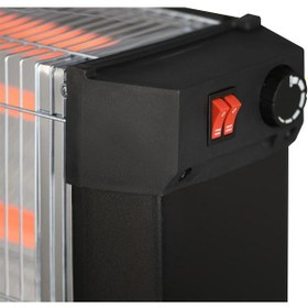 Resim Kumtel KS-2760 2200 W Quartz Isıtıcı Siyah 