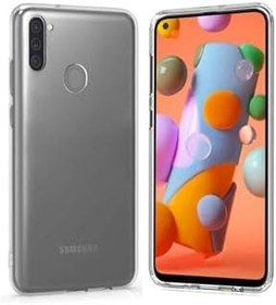 Resim Samsung Galaxy M11 Kılıf İle Uyumlu Darbeye Dayanıklı 2 0 Mm İnce Şeffaf Silikon Kapak,Şeffaf 