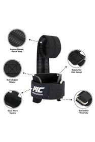 Resim MUSCLECLOTH Big Pro Lifting Straps Siyah 