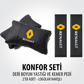 Resim NiCe Shop Renault Yastık Kemer Konfor Seti 