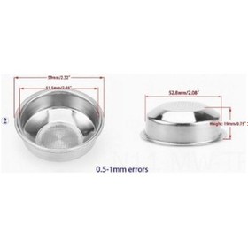 Resim Moveevo Delonghi Ec5/ec7/ec9 Kahve Makinesi İçin 51mm Tek Kupa Paslanmaz Çelik Fincan - Kaliteli, Temizliği Kolay, Kahve Keyfini Artırır 