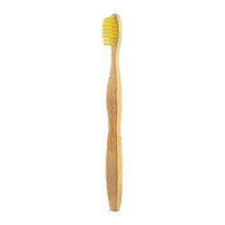 Resim Humble Brush Doğal Yumuşak Çocuklar için Diş Fırçası - Sarı 