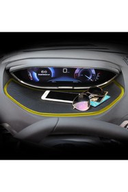 Resim NP Aksesuar Gt Logolu Peugeot 3008 5008 Uyumlu Kaymaz Ped Sarı 