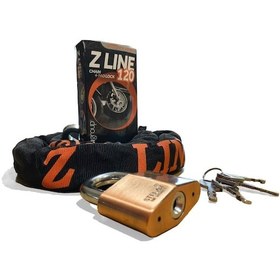 Resim Maggi Z-Line 120cm/10mm Zincir + Stelar 60mm/10mm Kilit 