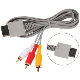 Resim Bosphorusboutique Wii Video Video Video Ses Rca Nintendo Konsolu Kompozit Keskin Kablosu Kablosu İçin İçin En Çıkışı Bileşen Av Ana 480p 1.8m Kf 