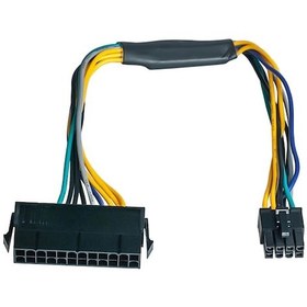 Resim 24 Pin To 8 Pin Atx Psu Power Güç Adaptör 4973A Dell Uyumlu Optiplex 