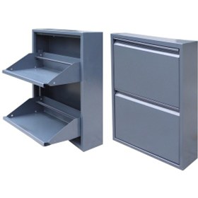 Resim 2 Li Ayakkabılık Antrasit 