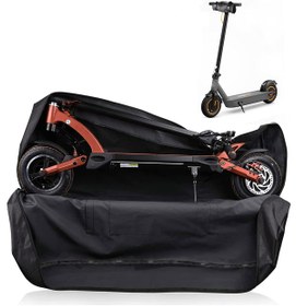 Resim KAŞIKBEY Elektrikli Scooter Taşıma Çantası Su geçirmez Scooter koruma kılıfı Omuz Askılı Taşıma Kayışı Hediye 