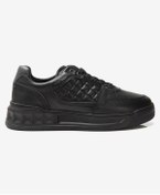 Resim Greyder Erkek Siyah Hakiki Deri Sneaker Ayakkabı 3K1SA17002 
