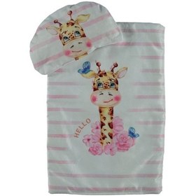 Resim Oem Zürafa Baskılı Alt Açma Pembe 