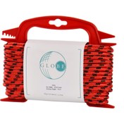 Resim Globe 6,0 Mm Polyester Çok Amaçlı Ip Halat - Kırmızı-siyah - 15 M. 