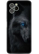 Resim Oukitel C21 Pro Kılıf Resimli Desenli Silikon Platinium Series Dark Wolfs 1834 