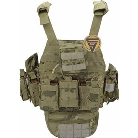 Resim Nature Multifonksiyonel Cordura Askeri Taktik Yelek Jand Kamuflaj Haki 