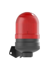 Resim Mesan Ø70 300 Seri Yanıp Sönen Ampul Buzzer Duvar Montaj Kırmızı 12vdc Ms 376.1.12vdc 