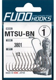 Resim Fudo 3801 Mutsu Black Nikel Çember İğne No:1/0 - Standart 