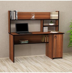 Resim Kalenderdekor1 Kalender Dekor Lucas 145 Cm Çalışma Masası Lc05 Ceviz 
