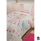 Resim Özdilek Romantic Girl Pembe Tek Kişilik Pike Takımı 
