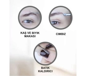 Resim MiraLive 7 Parça Manikür Pedikür Seti El Ayak Bakımı Çantalı Paslanmaz Çelik 