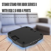 Resim Xbox Serisi X için 4 Usb 2.0 Hub Taşınabilir Oyun Konsolu Stand 