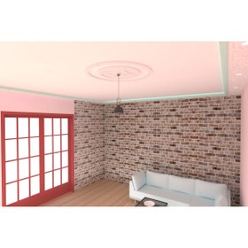 Resim MOTİFPİYER Motifpiyer Lamba Tavan Göbeği Dc-46-c- 86cm Çap 