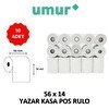Resim Umur Yazar Kasa Pos Rulosu 56MM x 14M - 10 Adet 
