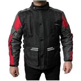 Resim Venom Motosiklet Montu Tourex 4 Mevsim Ce Sertifikalı Touring Long Motor Mont Siyah-kırmızı 