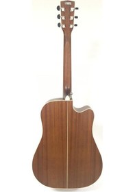 Resim Cort Mr710flhns Solak Elektro Akustik Gitar - Natürel Satin Prof 
