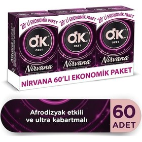 Resim Okey Nirvana Prezervatif 60'lı 