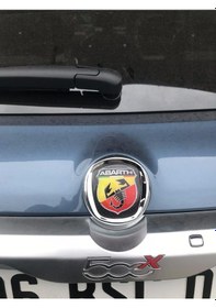 Resim Fiat 500X Abarth Logo Ön Arka Rozet 