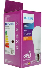 Resim Philips 13W Sarı Led Ampul 2700K MyCare 1521 Lümen E27 – Sıcak Işık, Enerji Tasarruflu 5 adet 