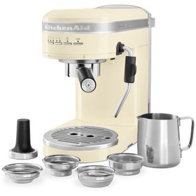 Resim KitchenAid Artisan Proline 5KES6503EAC Almond Cream Espresso Makinesi 