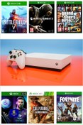 Resim Microsoft XBOX One S All Digital 1 TB - Teşhir Cihazı 6 Ay Garantili - GTA 5 Dahil 10 Dijital Oyun Hediyeli 